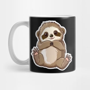 Happy Cute Sloth Mug
